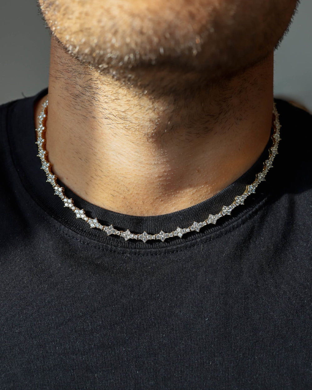 HONEYCOMB CHAIN. - 3MM GOLD
