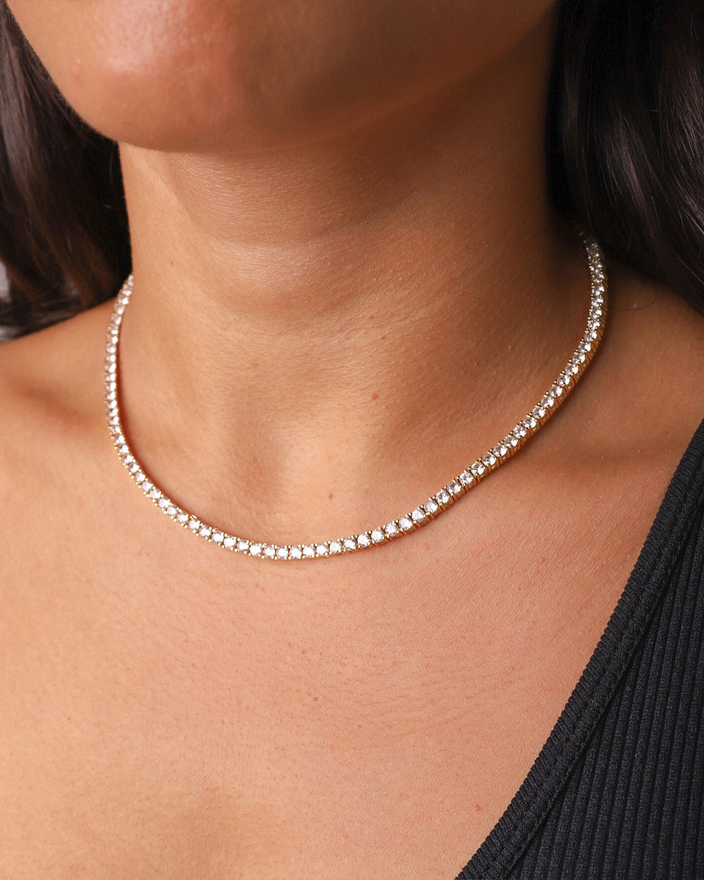 ICE BREAKER CHAIN. - 3MM GOLD