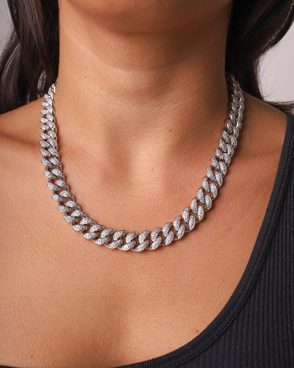 ICED CUBANA CHAIN. - 12MM