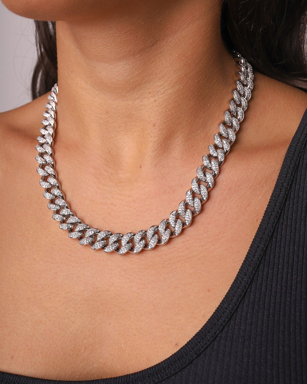 ICED CUBANA CHAIN. - 12MM