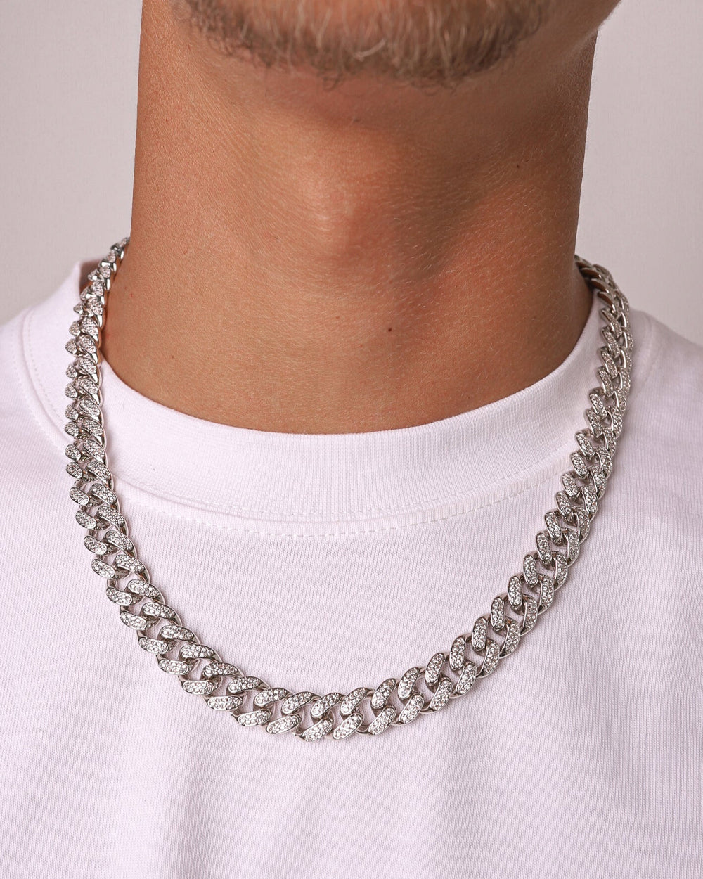 ICED CUBANA CHAIN. - 12MM