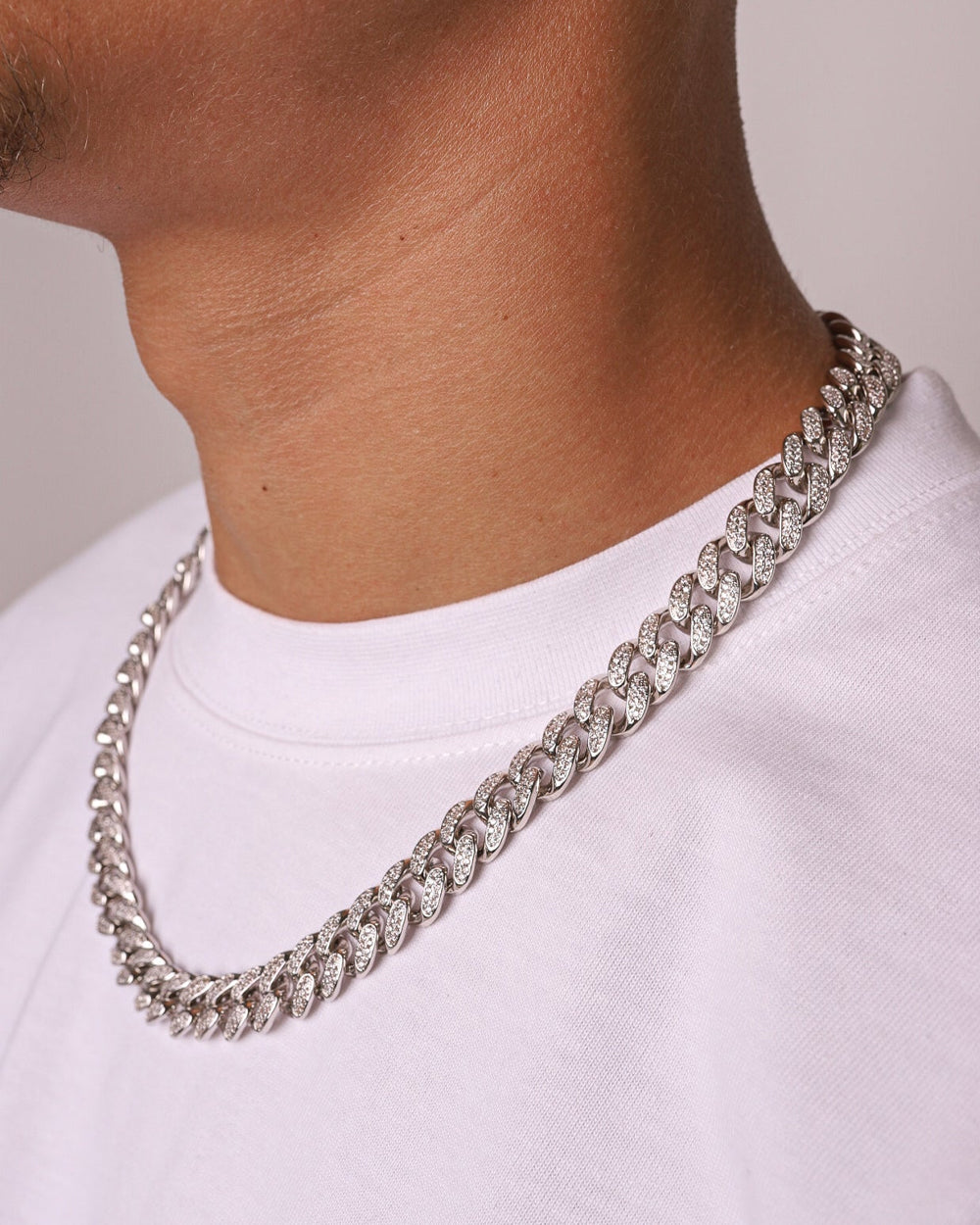 ICED CUBANA CHAIN. - 12MM