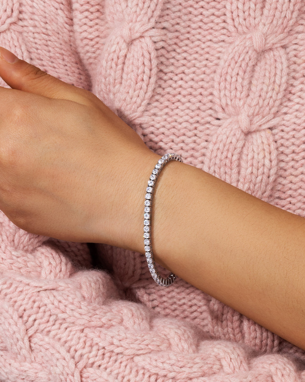 MOISSANITE TENNIS BRACELET. - 3MM