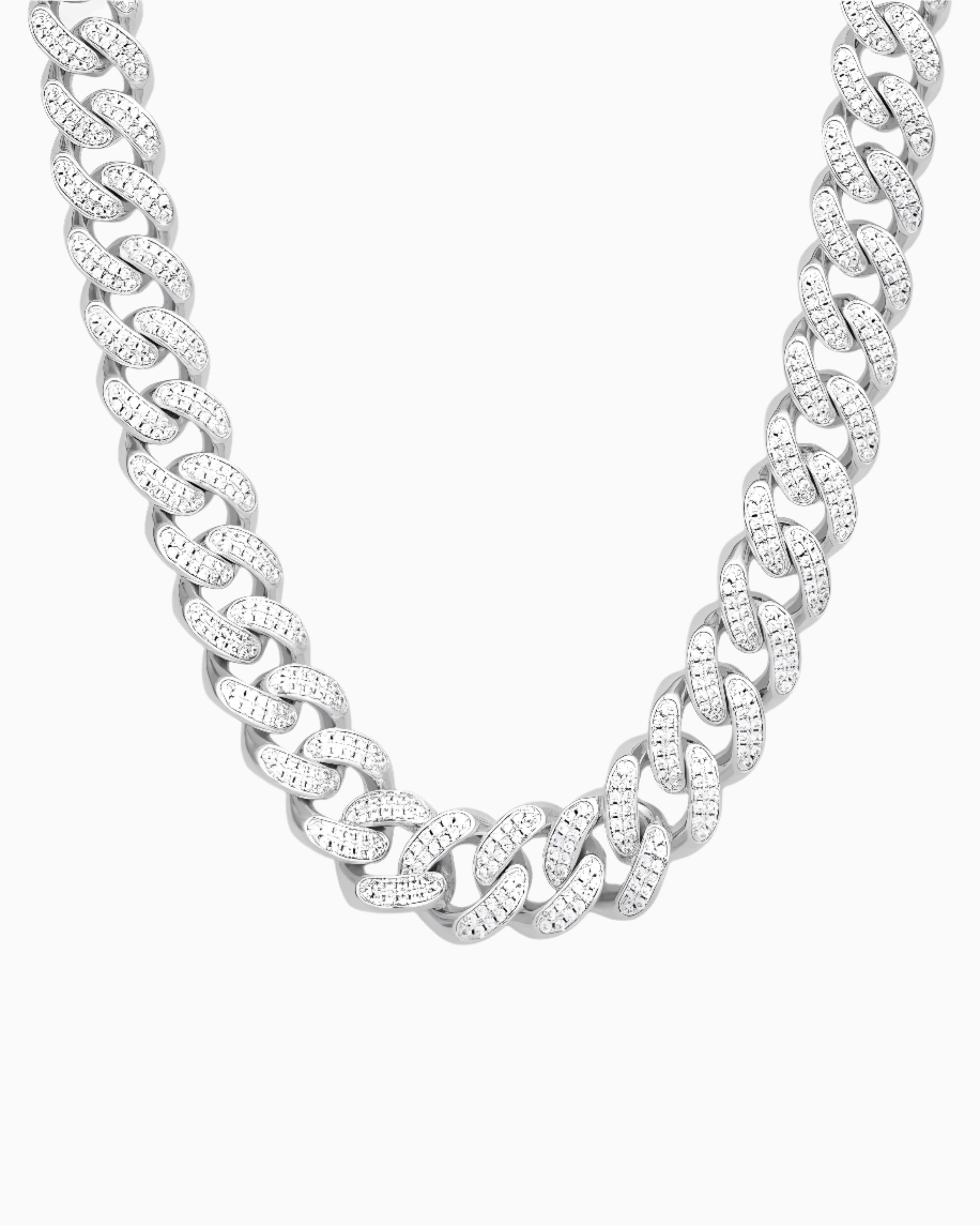 ICED CUBANA CHAIN. - 12MM