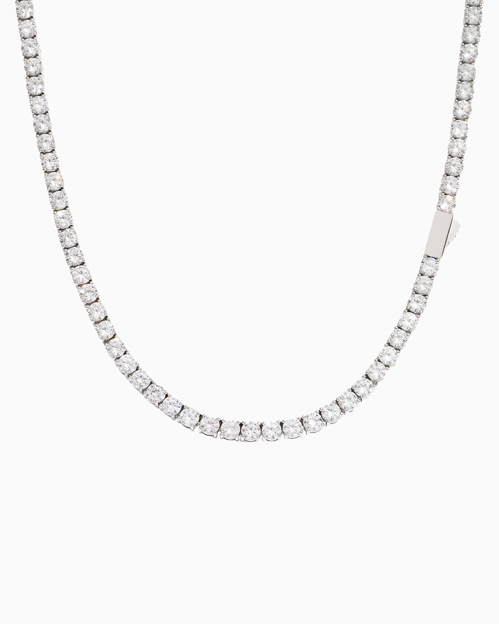 MOISSANITE TENNIS CHAIN. - 3MM