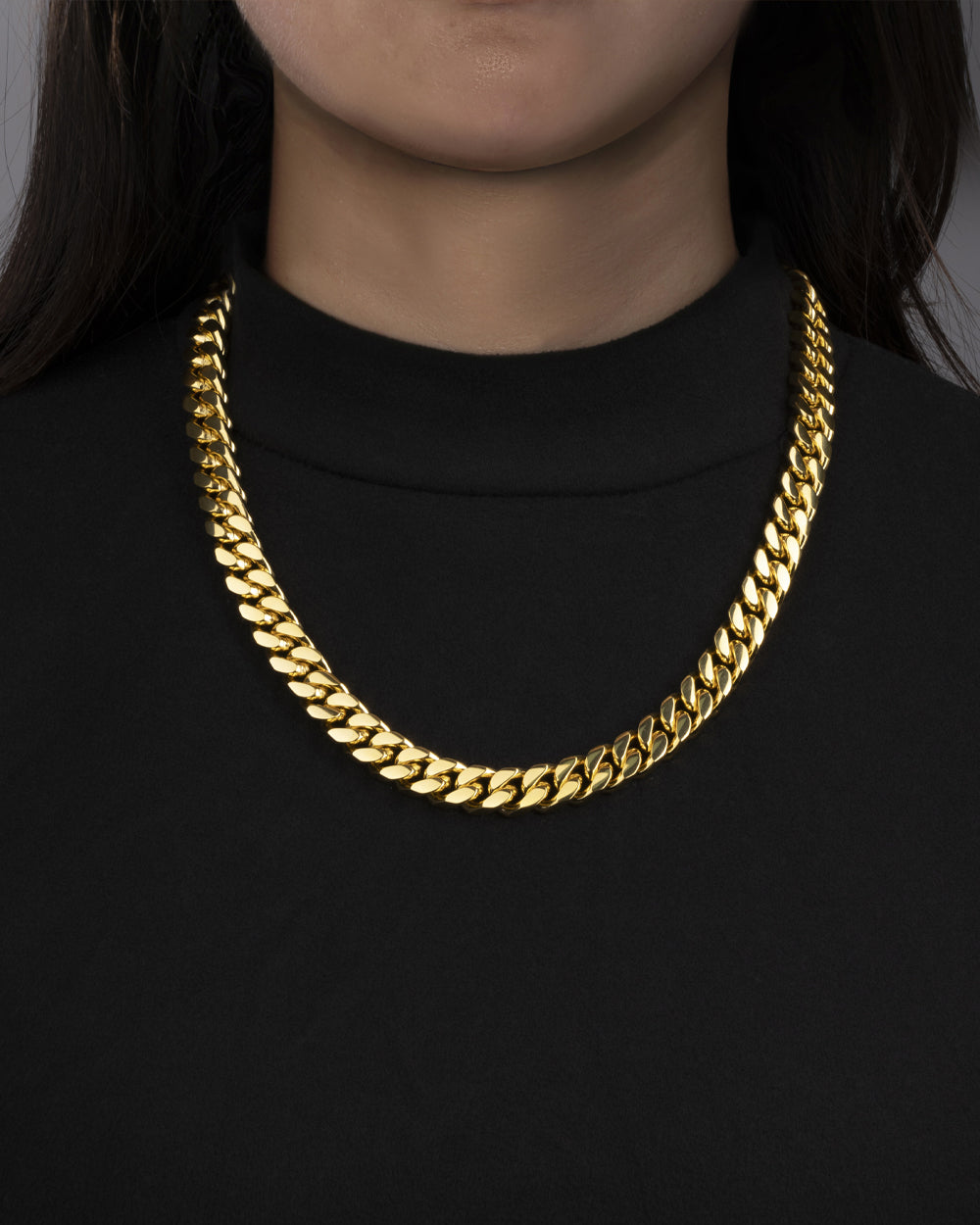 CLEAN BOXED CUBANA CHAIN. - 11MM 18K GOLD